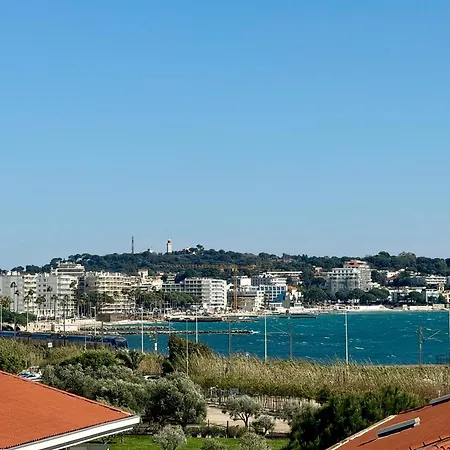 公寓 Elegant With Private Pool, Parking & 5min To 昂蒂布